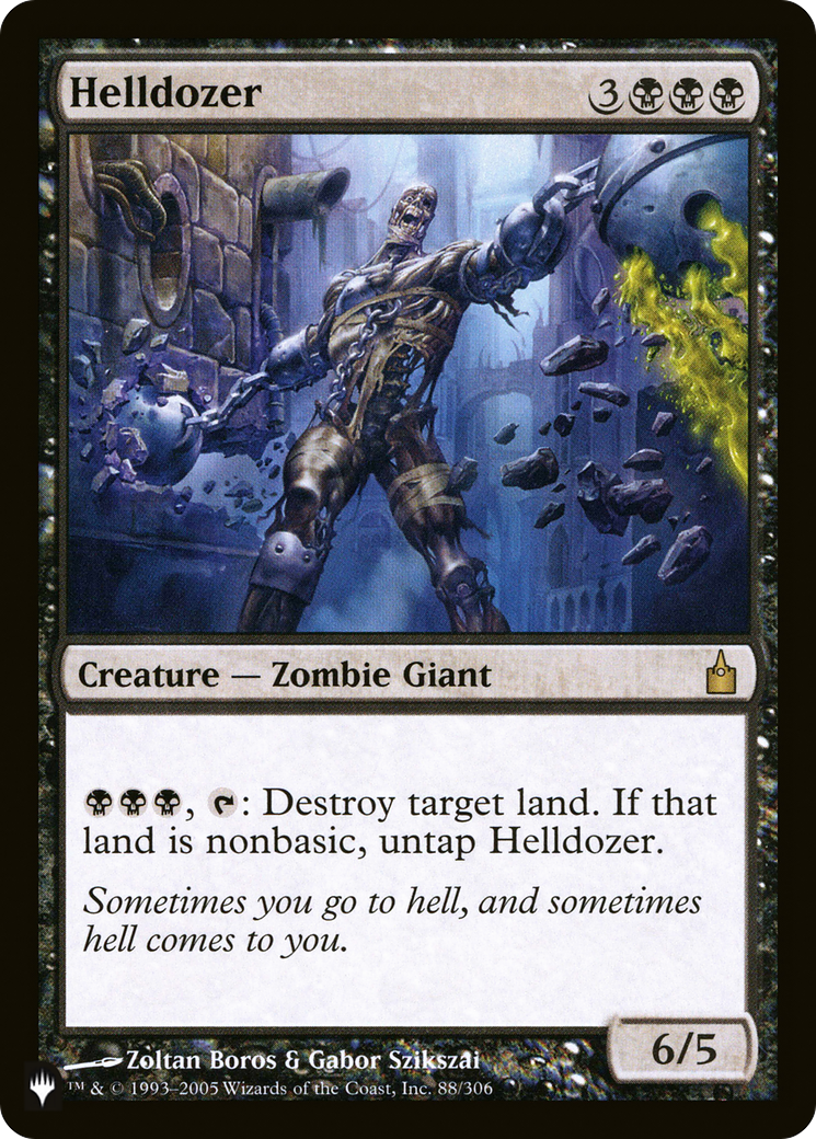 Helldozer (LIST-RAV-88) - The List