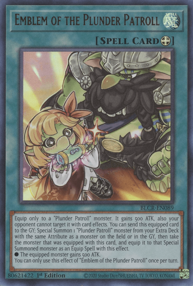 Emblem of the Plunder Patroll [BLCR-EN089] Ultra Rare - Josh's Cards