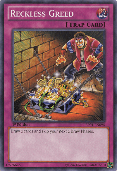 Reckless Greed [BP01-EN095] Common - Josh's Cards