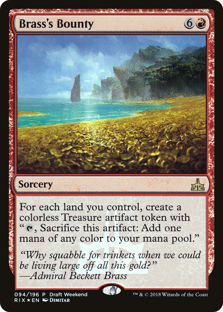 Brass's Bounty (LARP-094) - Rivals of Ixalan Promos Foil