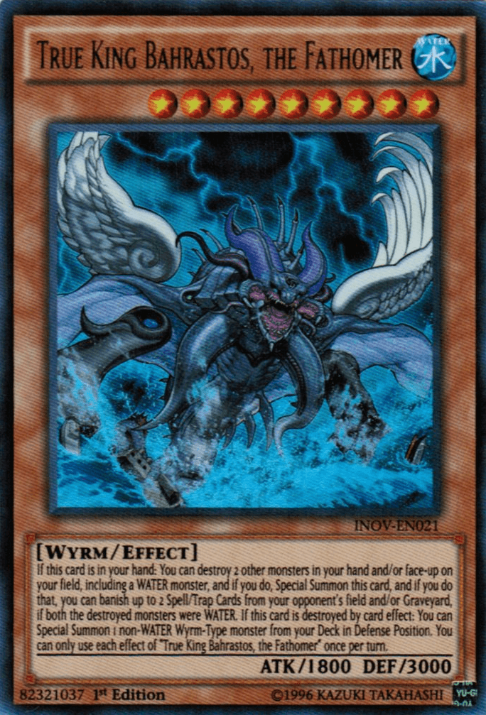 True King Bahrastos, the Fathomer [INOV-EN021] Ultra Rare - Josh's Cards