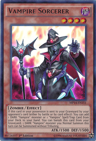Vampire Sorcerer [MP14-EN151] Ultra Rare - Josh's Cards