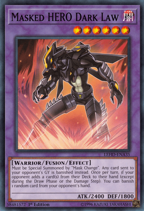 Masked Hero Dark Law [LEHD-ENA35] Common - Josh's Cards