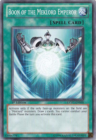 Boon of the Meklord Emperor [EXVC-EN050] Common - Josh's Cards