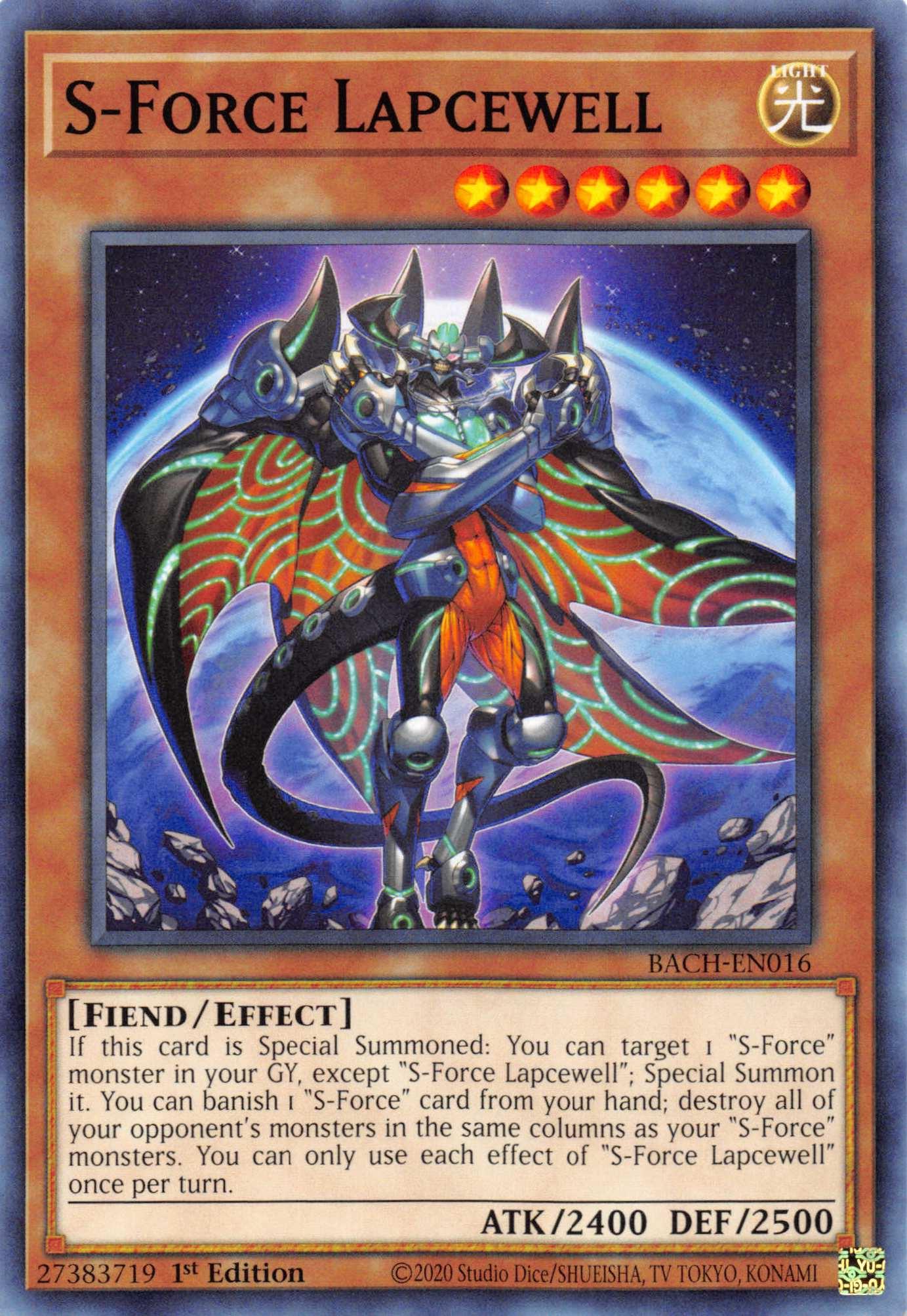 S-Force Lapcewell [BACH-EN016] Common - Josh's Cards