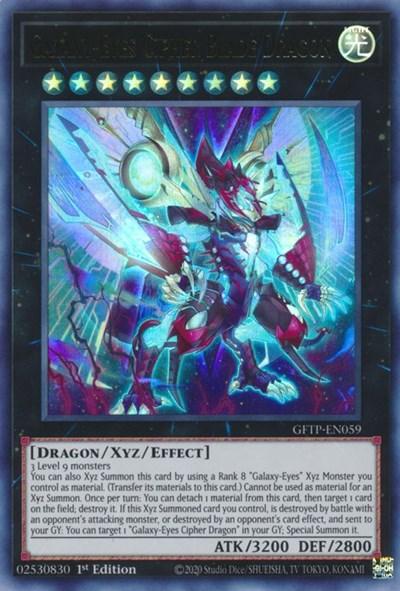 Galaxy-Eyes Cipher Blade Dragon [GFTP-EN059] Ultra Rare - Josh's Cards