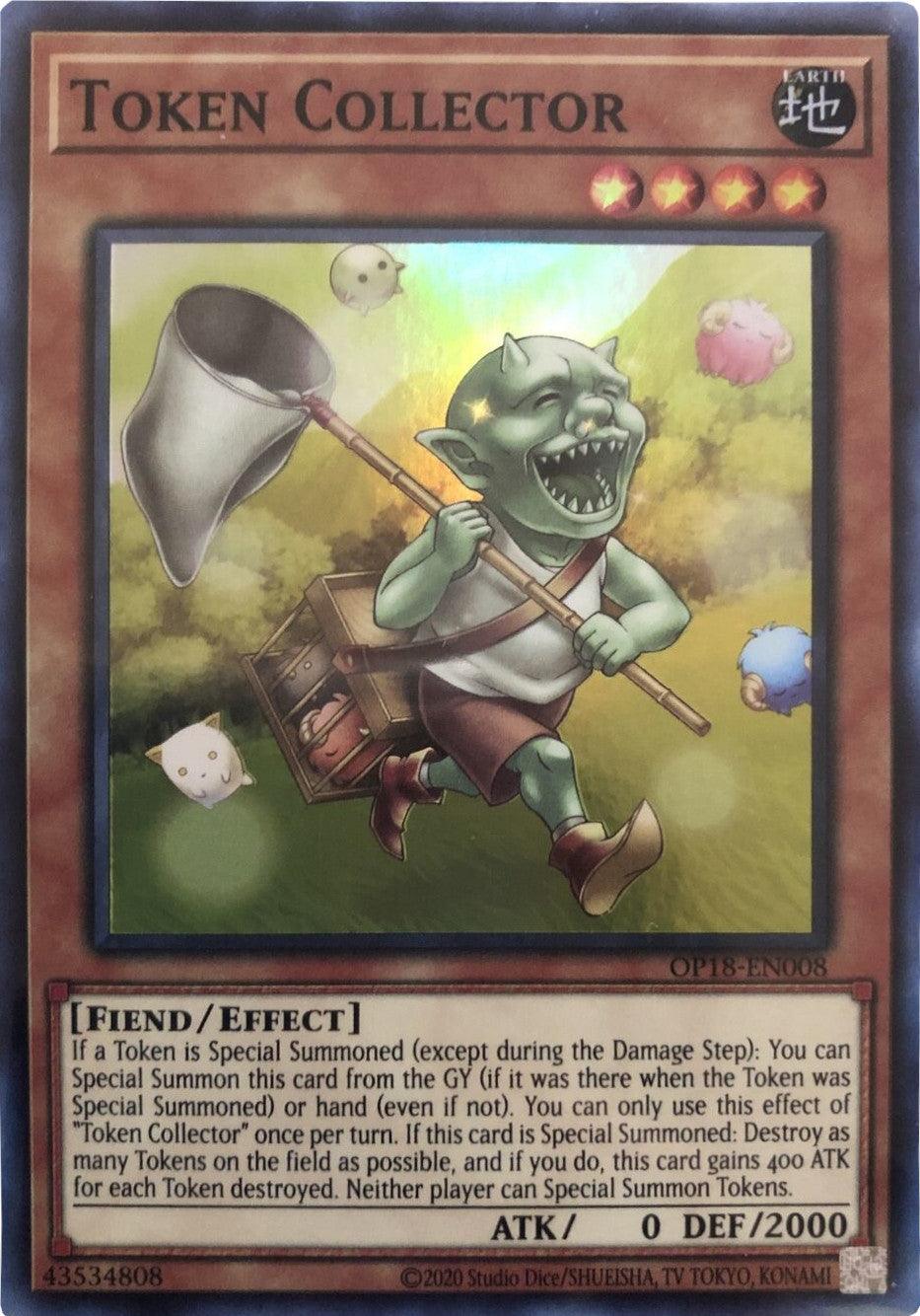 Token Collector [OP18-EN008] Super Rare - Josh's Cards