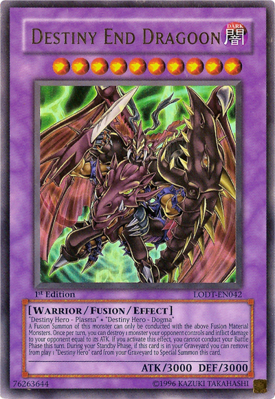Destiny End Dragoon (LODT-EN042) - Light of Destruction Unlimited