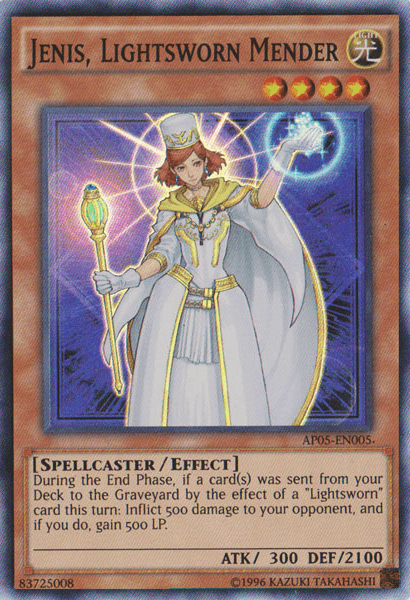 Jenis, Lightsworn Mender [AP05-EN005] Super Rare - Josh's Cards
