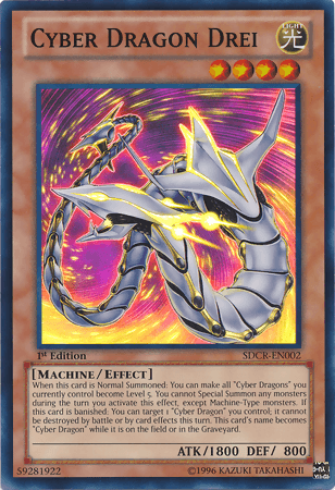 Cyber Dragon Drei [SDCR-EN002] Super Rare - Josh's Cards