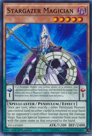 Stargazer Magician [YS14-EN009] Super Rare - Josh's Cards