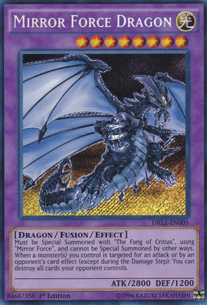 Mirror Force Dragon [DRL2-EN005] Secret Rare - Josh's Cards