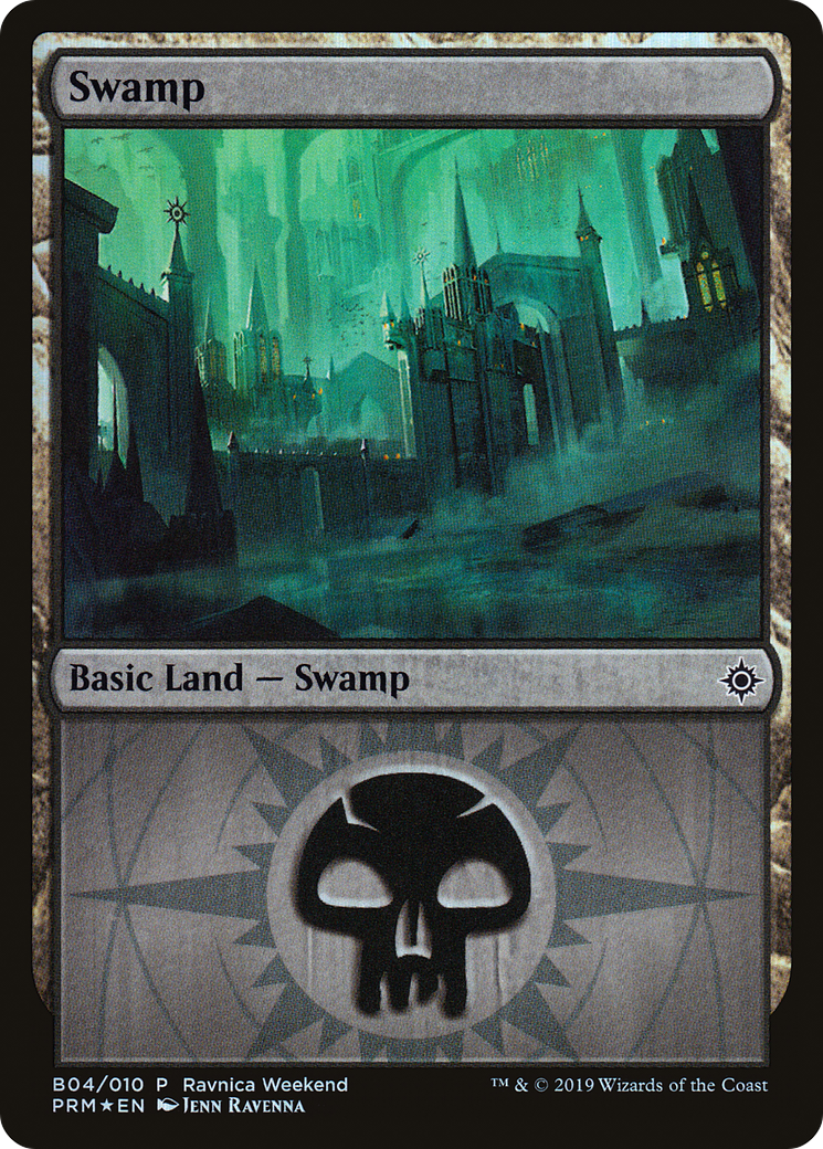 Swamp (LARP-004) - RNA Ravnica Weekend Foil
