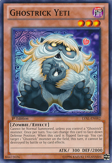 Ghostrick Yeti [LVAL-EN082] Common - Josh's Cards