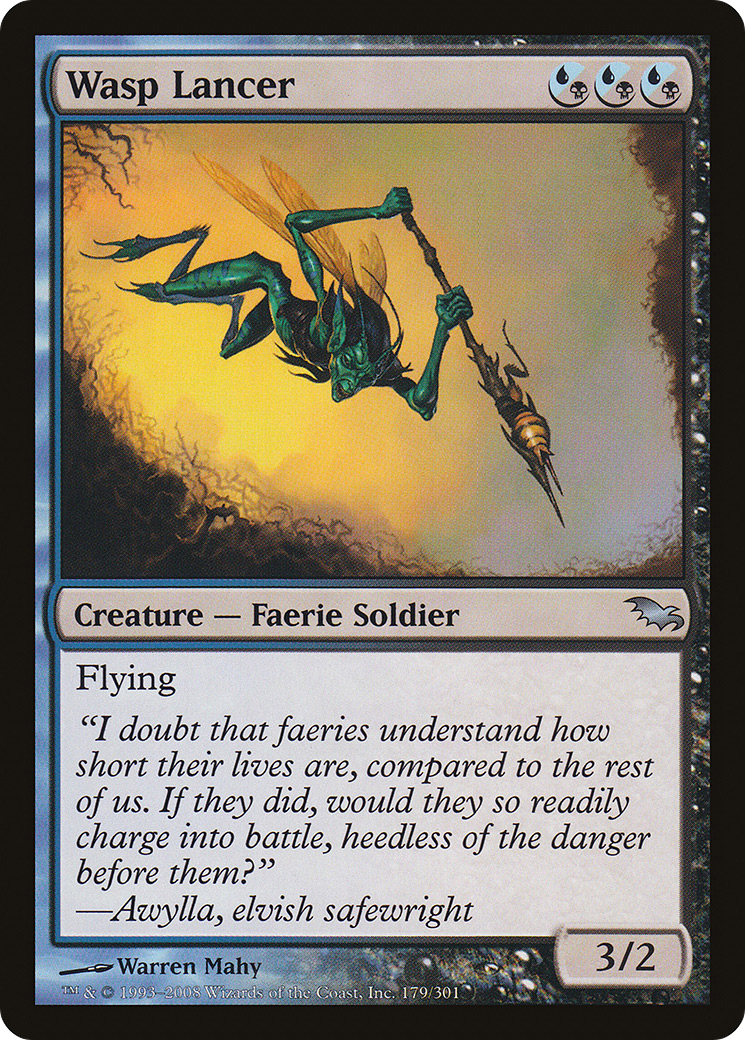Wasp Lancer (SHM-179) - Shadowmoor Foil