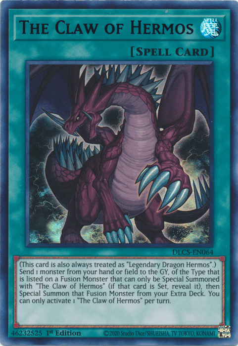 The Claw of Hermos (Purple) [DLCS-EN064] Ultra Rare - Josh's Cards