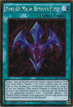 Rank-Up-Magic Barian's Force [PGL2-EN058] Gold Rare - Josh's Cards