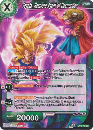 Vegeta, Resolute Agent of Destruction (EX13-13) [Special Anniversary Set 2020] Parallel Foil