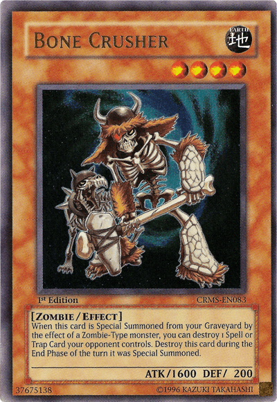 Bone Crusher [CRMS-EN083] Ultra Rare - Josh's Cards