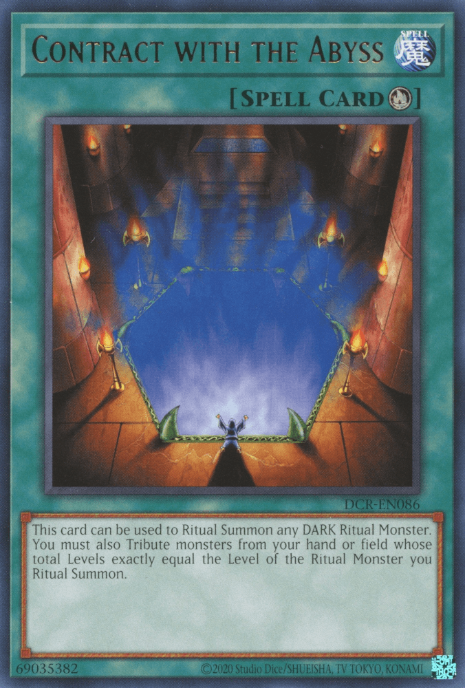 Contract with the Abyss [DCR-EN086] Rare - Josh's Cards