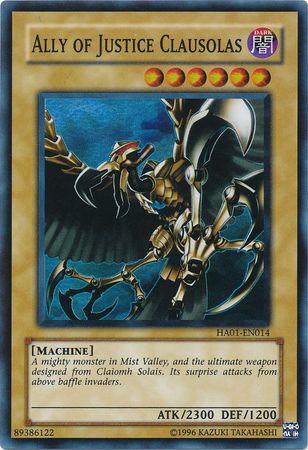 Ally of Justice Clausolas [HA01-EN014] Super Rare - Josh's Cards