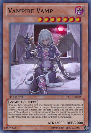 Vampire Vamp [PRIO-EN085] Super Rare - Josh's Cards