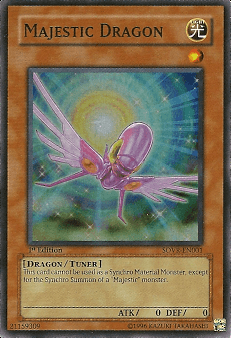 Majestic Dragon [SOVR-EN001] Super Rare - Josh's Cards