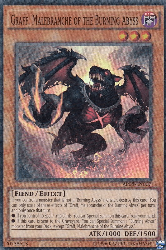 Graff, Malebranche of the Burning Abyss [AP08-EN007] Super Rare - Josh's Cards