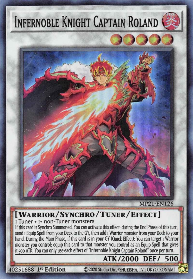 Infernoble Knight Captain Roland [MP21-EN126] Super Rare - Josh's Cards