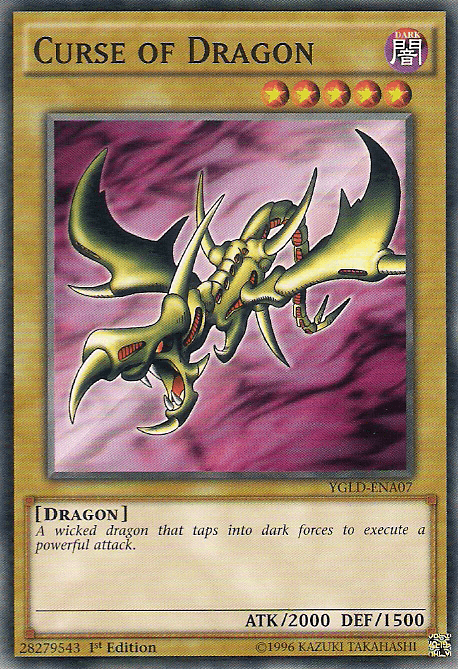 Curse of Dragon [YGLD-ENA07] Common - Josh's Cards