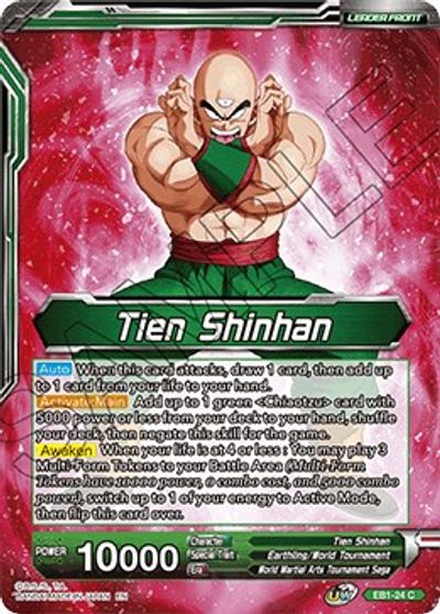 Tien Shinhan // Tien Shinhan, Mysterious Technique (EB1-024) [Battle Evolution Booster] Parallel Foil