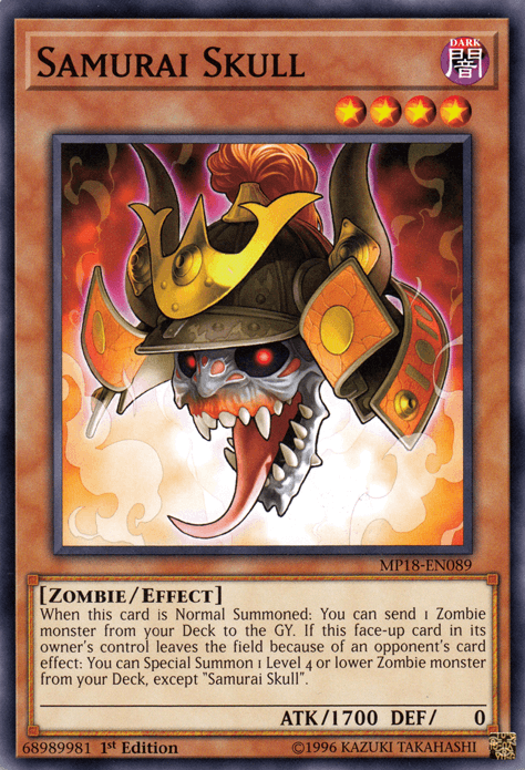 Samurai Skull [MP18-EN089] Common - Josh's Cards