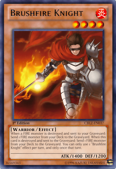 Brushfire Knight [CBLZ-EN037] Rare - Josh's Cards