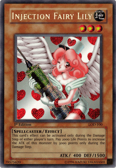 Injection Fairy Lily [LOD-100] Secret Rare - Josh's Cards