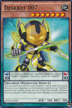 Deskbot 007 [BOSH-EN039] Common - Josh's Cards