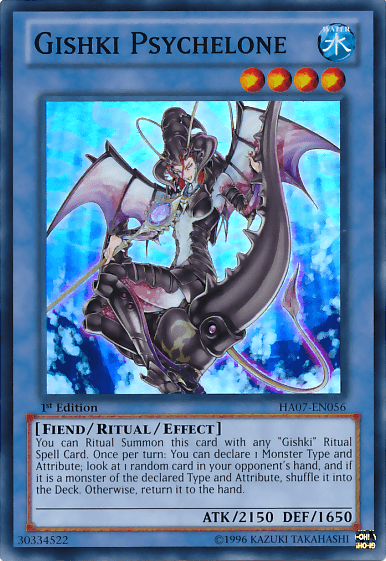 Gishki Psychelone [HA07-EN056] Super Rare - Josh's Cards