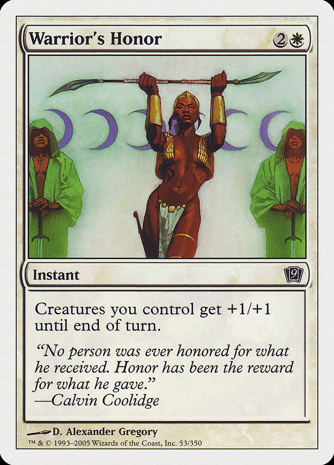 Warrior's Honor [Ninth Edition] Foil