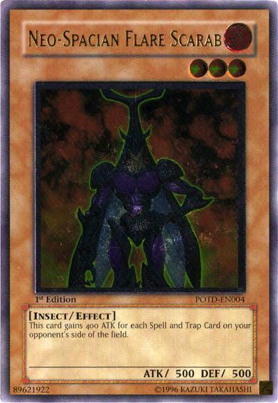 Neo-Spacian Flare Scarab [POTD-EN004] Ultimate Rare - Josh's Cards