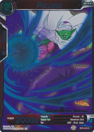 Piccolo (BT6-016_PR) [Destroyer Kings Prerelease Promos] Parallel Foil