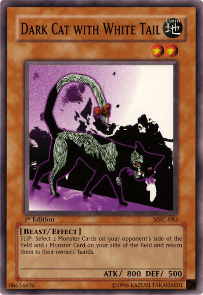 Dark Cat with White Tail [MFC-083] Common - Josh's Cards