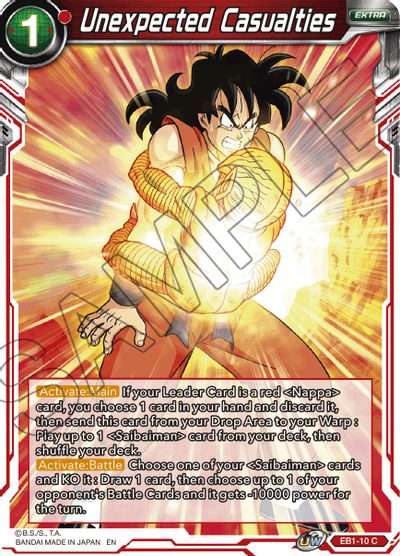 Unexpected Casualties (EB1-010) [Battle Evolution Booster] Parallel Foil