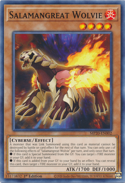 Salamangreat Wolvie [MP20-EN002] Common - Josh's Cards