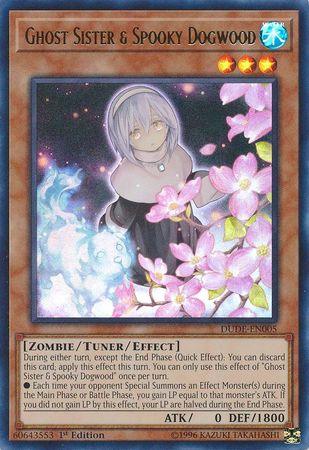 Ghost Sister & Spooky Dogwood [DUDE-EN005] Ultra Rare - Josh's Cards