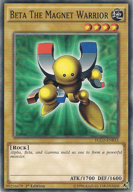 Beta The Magnet Warrior [YGLD-ENB12] Common - Josh's Cards