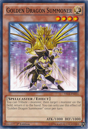 Golden Dragon Summoner [YS14-EN016] Common - Josh's Cards