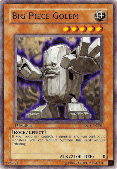 Big Piece Golem [TDGS-EN008] Rare - Josh's Cards