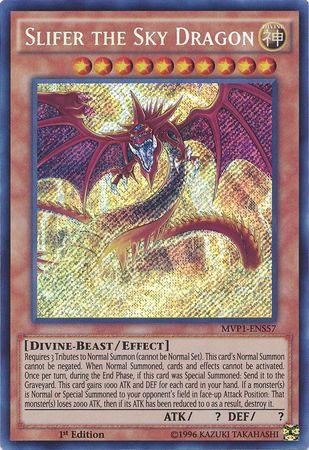 Slifer the Sky Dragon [MVP1-ENS57] Secret Rare - Josh's Cards