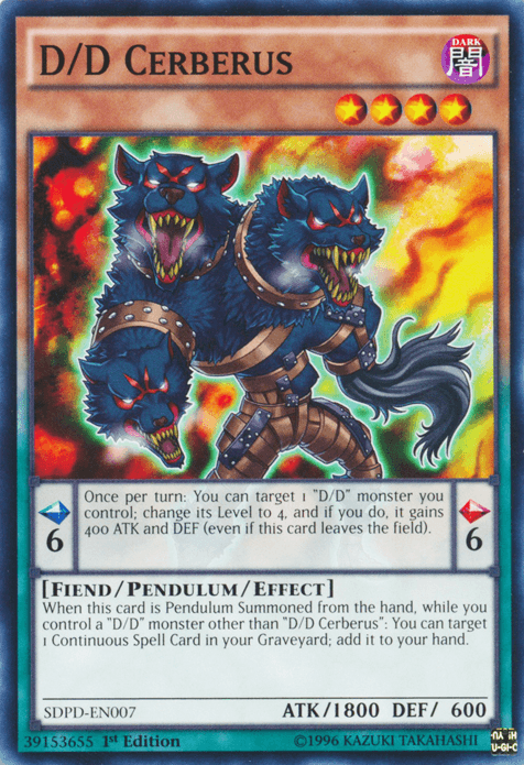 D/D Cerberus [SDPD-EN007] Common - Josh's Cards