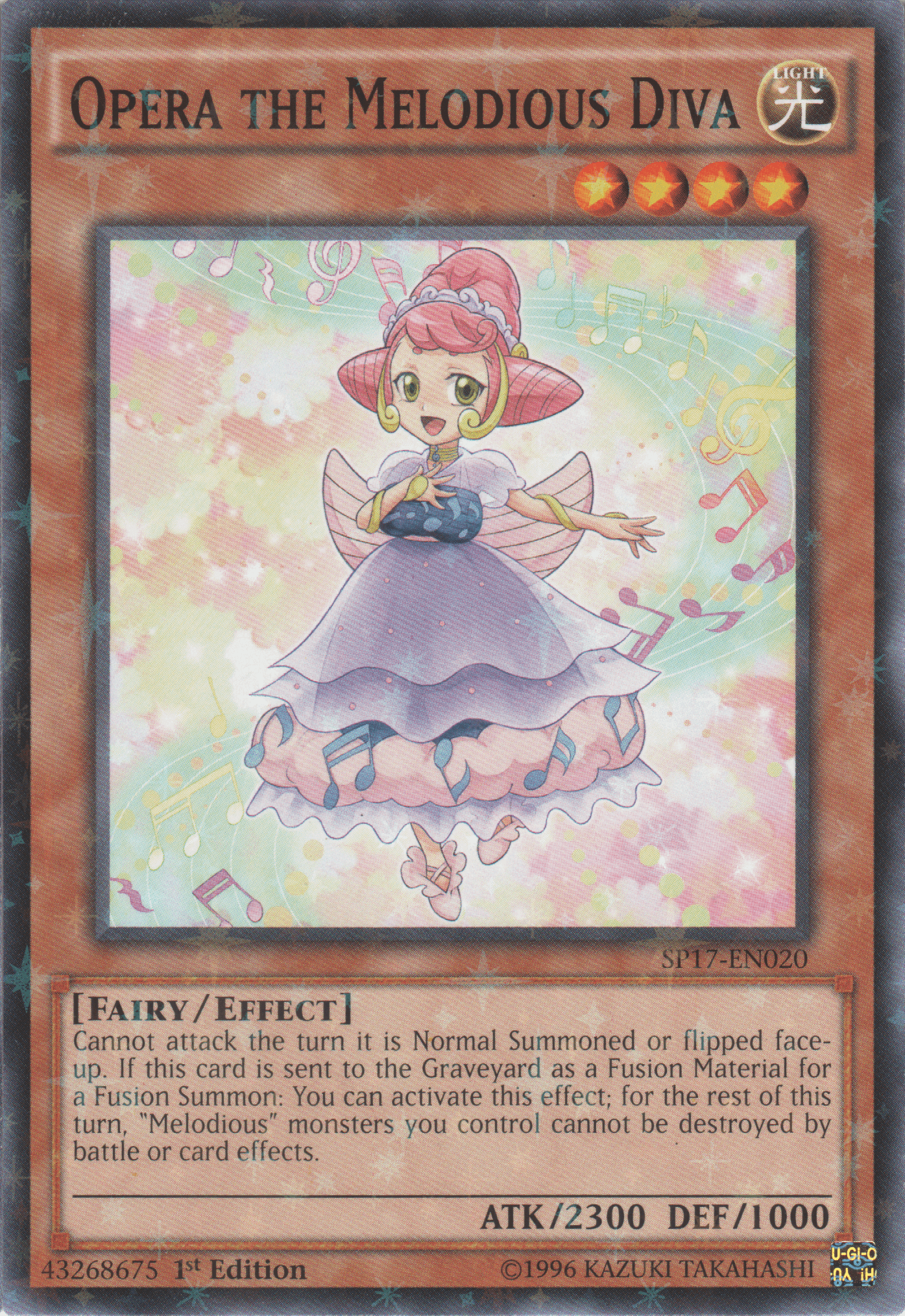 Opera the Melodious Diva [SP17-EN020] Starfoil Rare - Josh's Cards