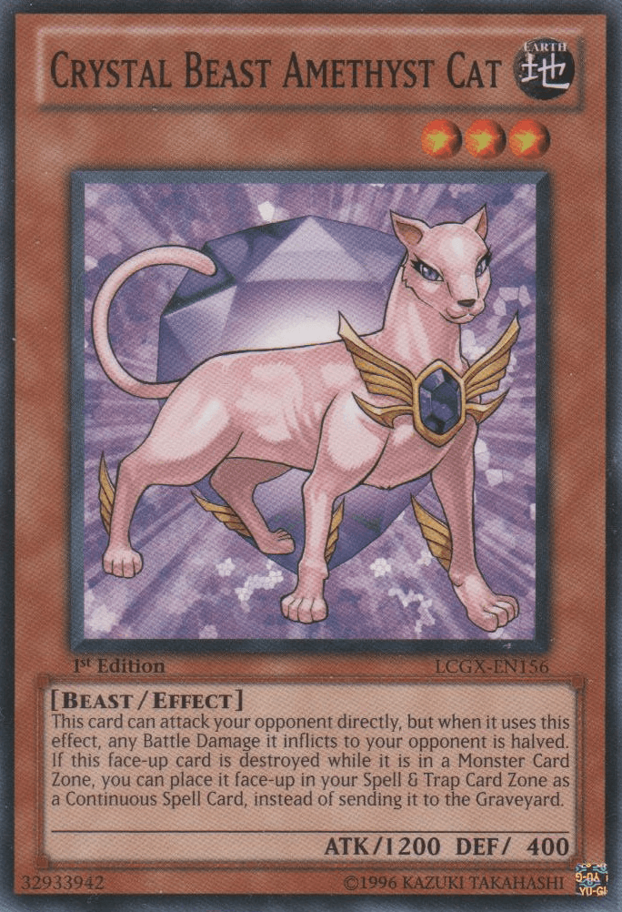 Crystal Beast Amethyst Cat [LCGX-EN156] Common - Josh's Cards